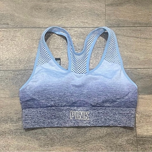 PINK Victoria's Secret Other - PINK Victoria's Secret Ombre Blue Sports Bra